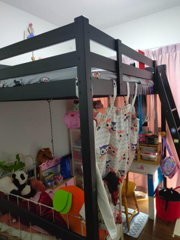 Ikea Stora Loft Bed - Queen, Furniture & Home Living, Furniture, Bed Frames  & Mattresses On Carousell