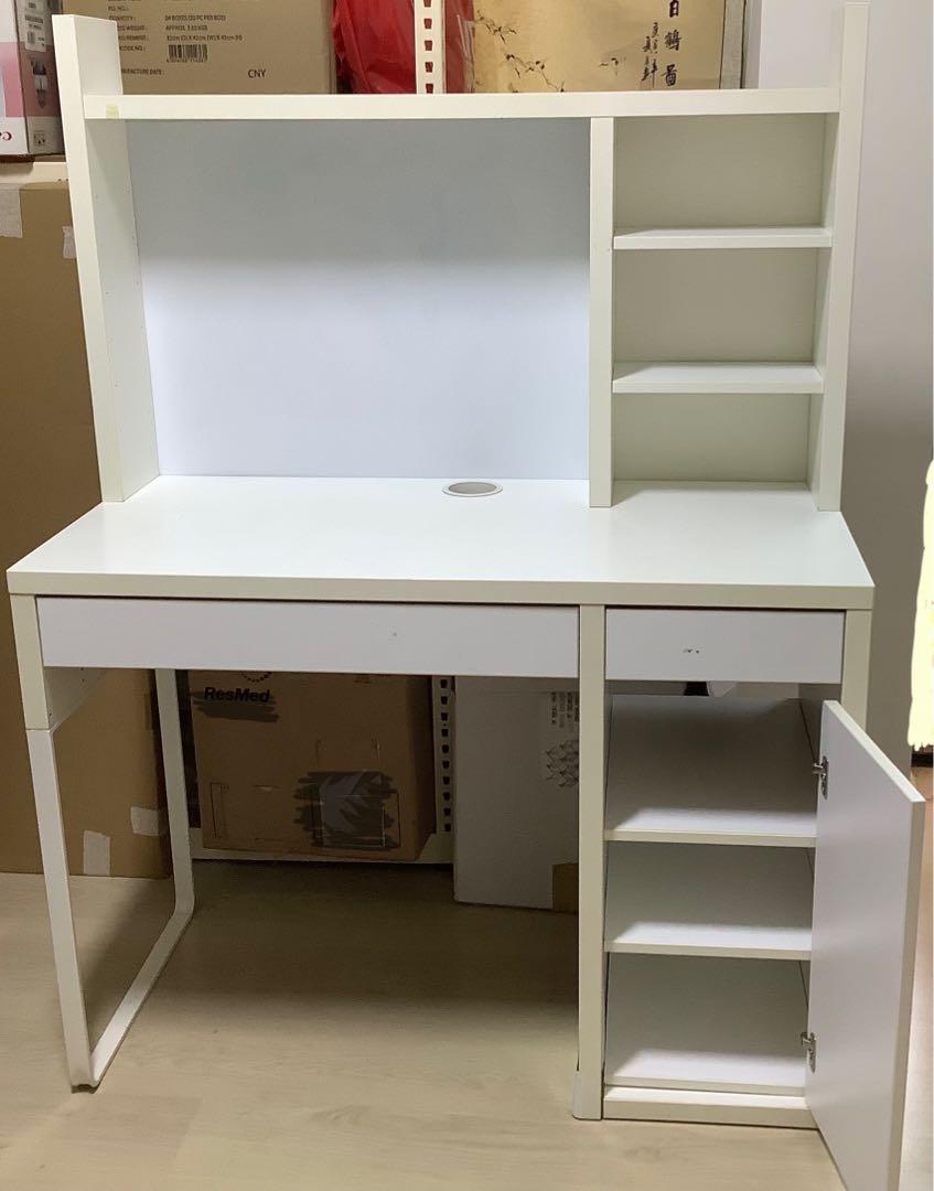 IKEA Study Table with add on shelf, Furniture & Home Living, Furniture