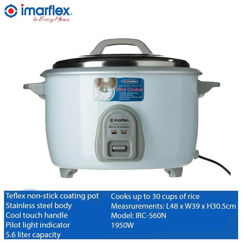 Imarflex Heavy Duty Rice Cooker Tv And Home Appliances Kitchen Appliances Cookers On Carousell 5239