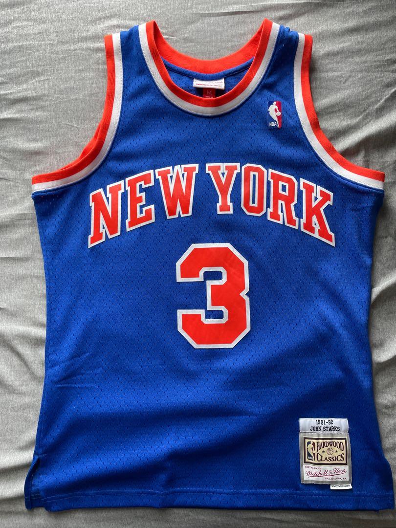 Mitchell & Ness New York Knicks John Starks Washed Out Basketball Jersey