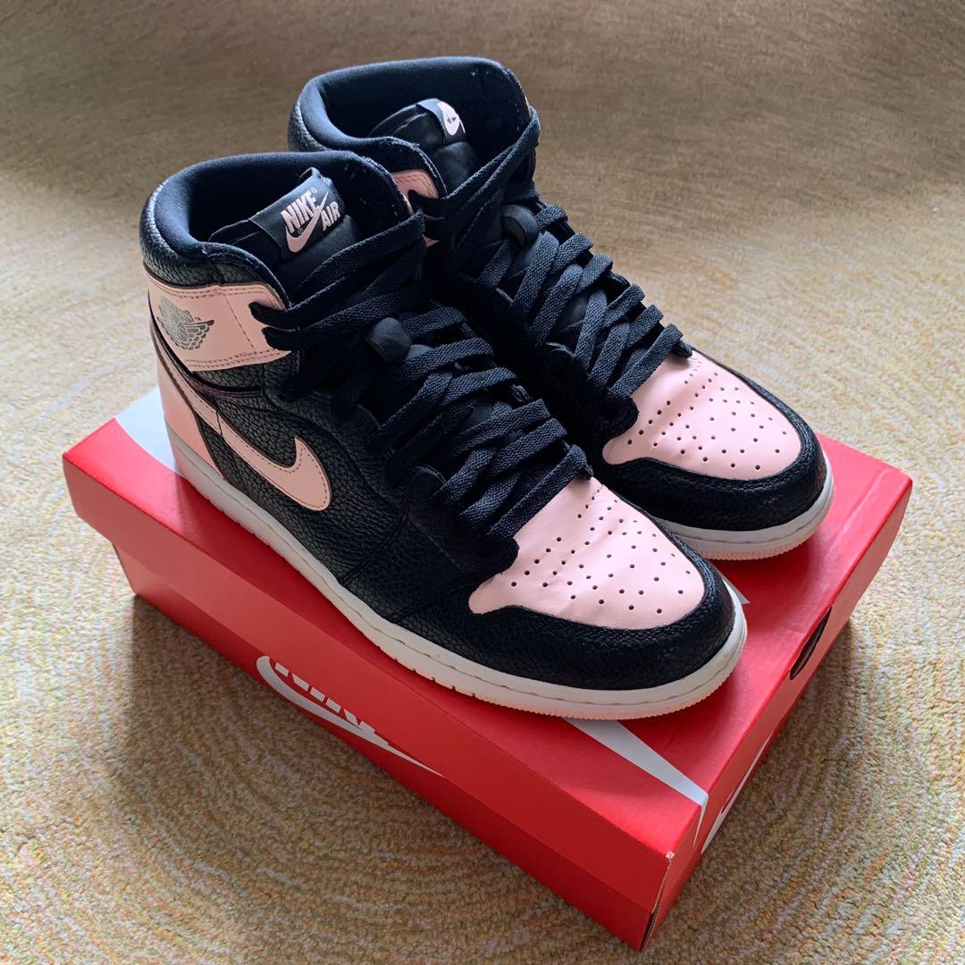 Jordan 1 retro high black hot sale crimson tint youth