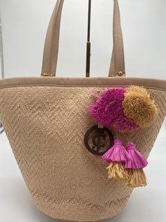 Juicy couture raffia bag