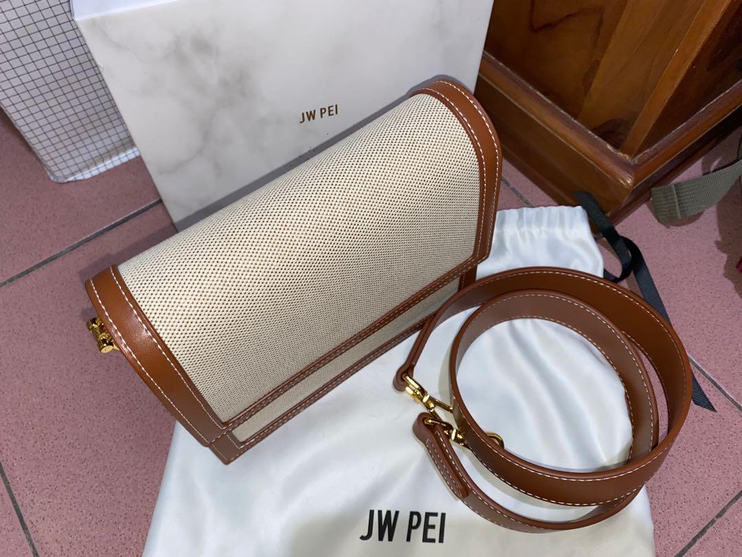 JW PEI MINI FLAP BAG CANVAS Barang Mewah Tas Dompet di Carousell