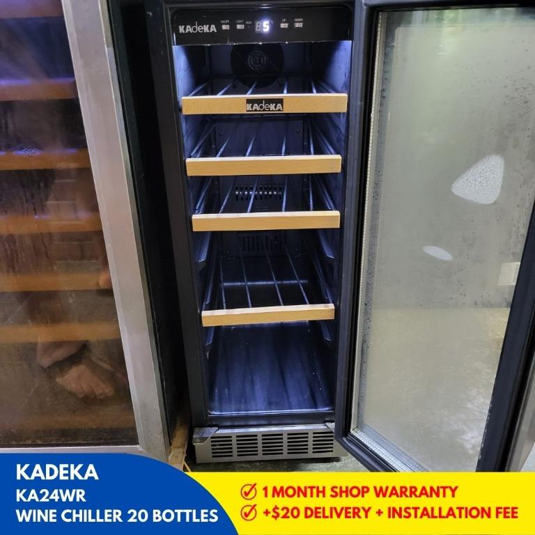 KADEKA WINE CHILLER 20 BOTTLES_KA24WR, TV & Home Appliances, Kitchen