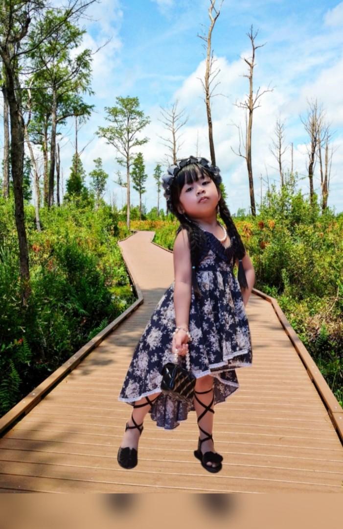 Kali dress and sandal (Category: Babies & Kids Fashion) located in Taguig. Submitted by Prelovedvclothes (Listing ID 1168801890, Image 1). Description: Dress 250 (I bought it for 400) Sandal 100 used only once(19cm) Like new 3-4yrs old Please see dress length.