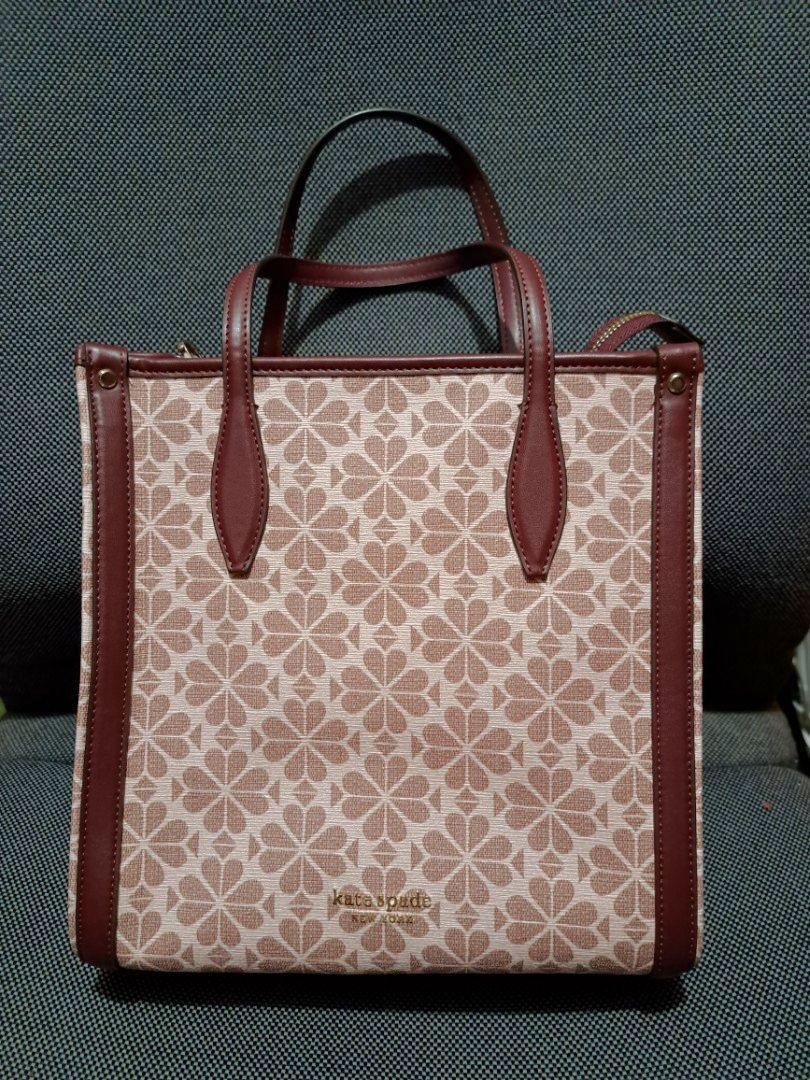 Kate Spade spade flower coated canvas medium north south tote