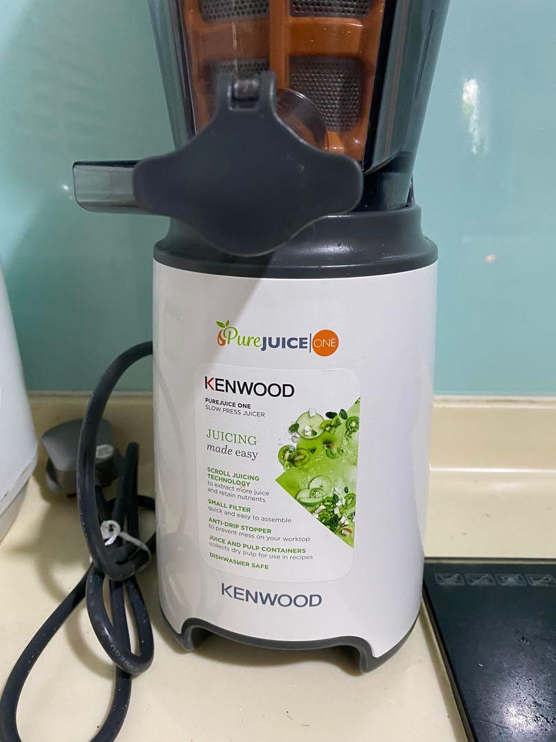 Kenwood pure juice one (slow juicer, 99 new), TV & Home Appliances