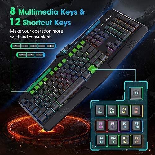 Keyboards VicTsing PC232 Gaming Keyboard 112 Keys Wired Mechanical