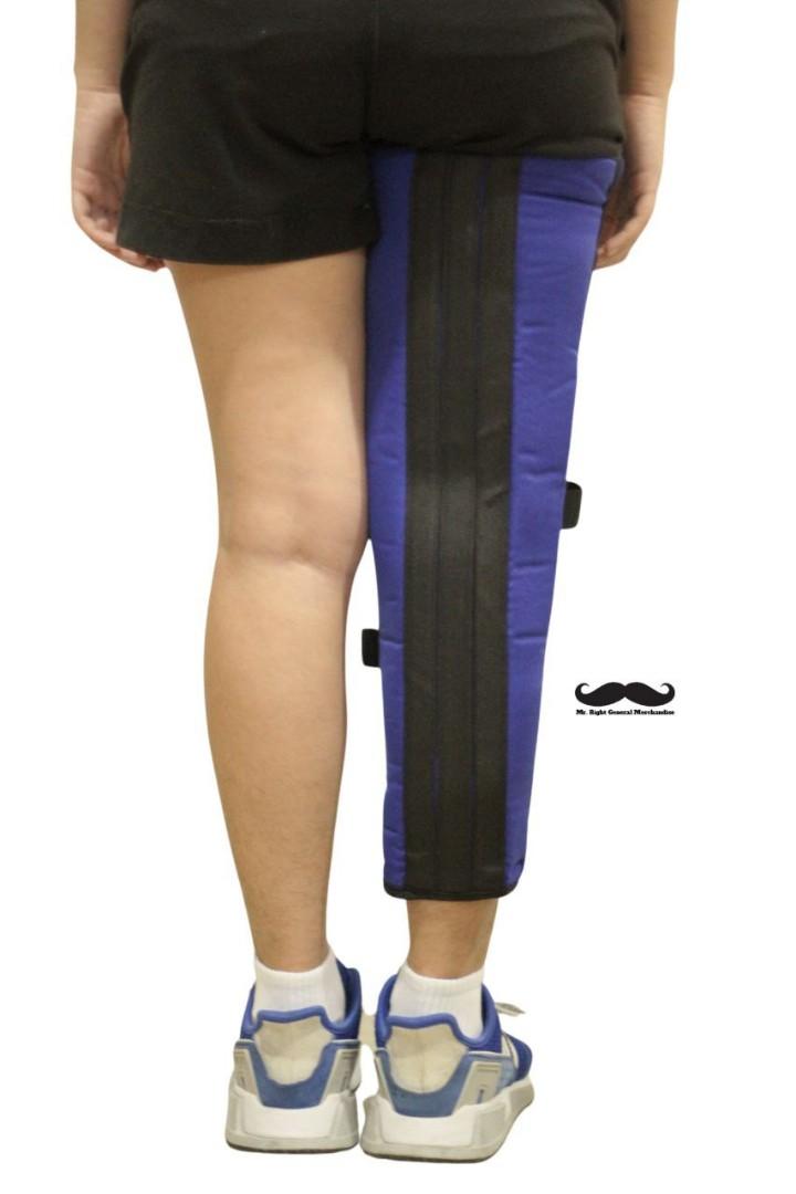 knee immobilizer support brace (Category: Medical Supplies & Tools) located in Quezon City. Submitted by mrrightgeneralmerchandise (Listing ID 1168626967, Image 2). Description: Knee Immobilizer 21 inch small -black n navy blue medium-navy blue large -blue 09918558384 open for bulk purchase discount open for medical suppliers retailers wholesalers This knee splint is used to immobilize the knee after a serious injury. Adjustment is easy to achiev