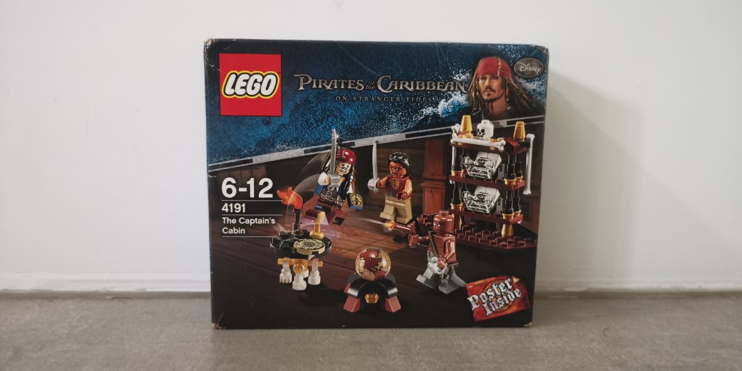 Lego Pirates Of The Caribbean - The Captain's Cabin #4191, Hobbies ...