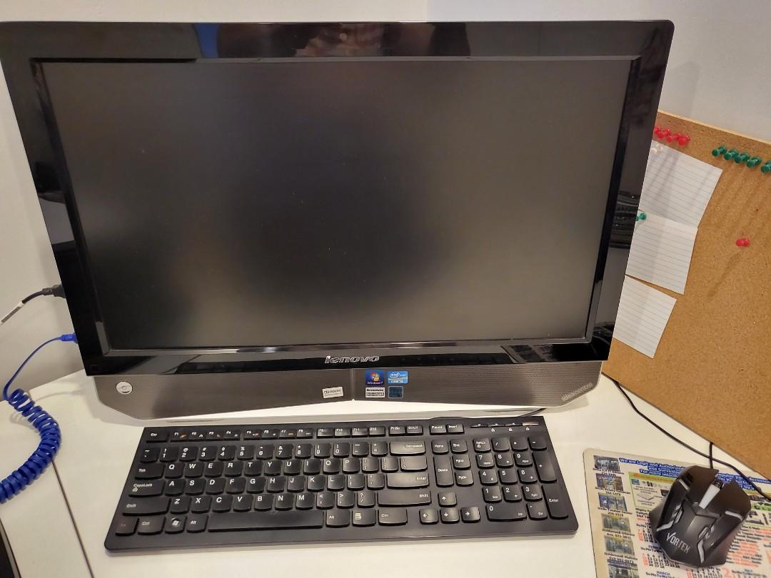 Lenovo desktop is a computer and a tv at the same time. Dell