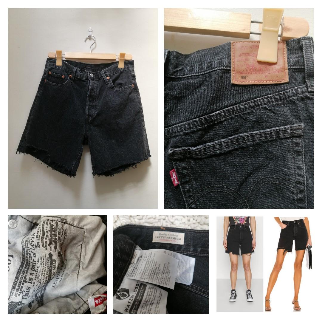 Levi's 501 mid thigh shorts, Women's Fashion, Bottoms, Shorts on Carousell
