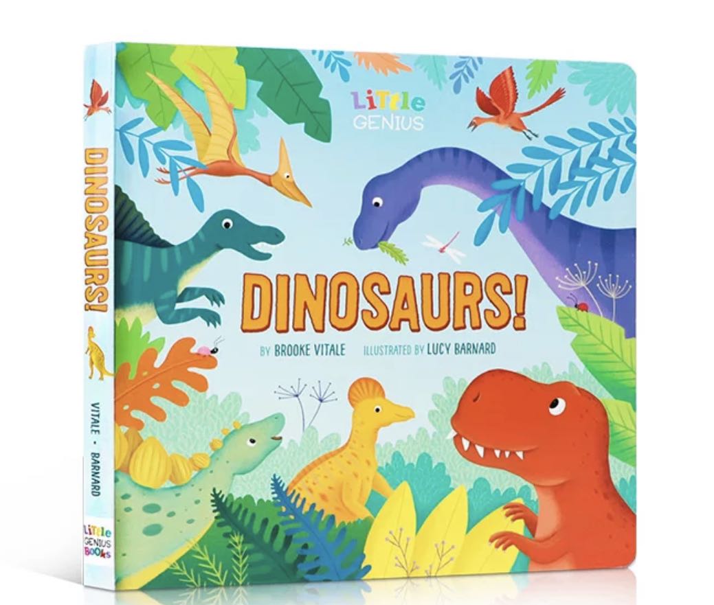 Little Genius Dinosaurs (Board Book), Hobbies & Toys, Books & Magazines ...