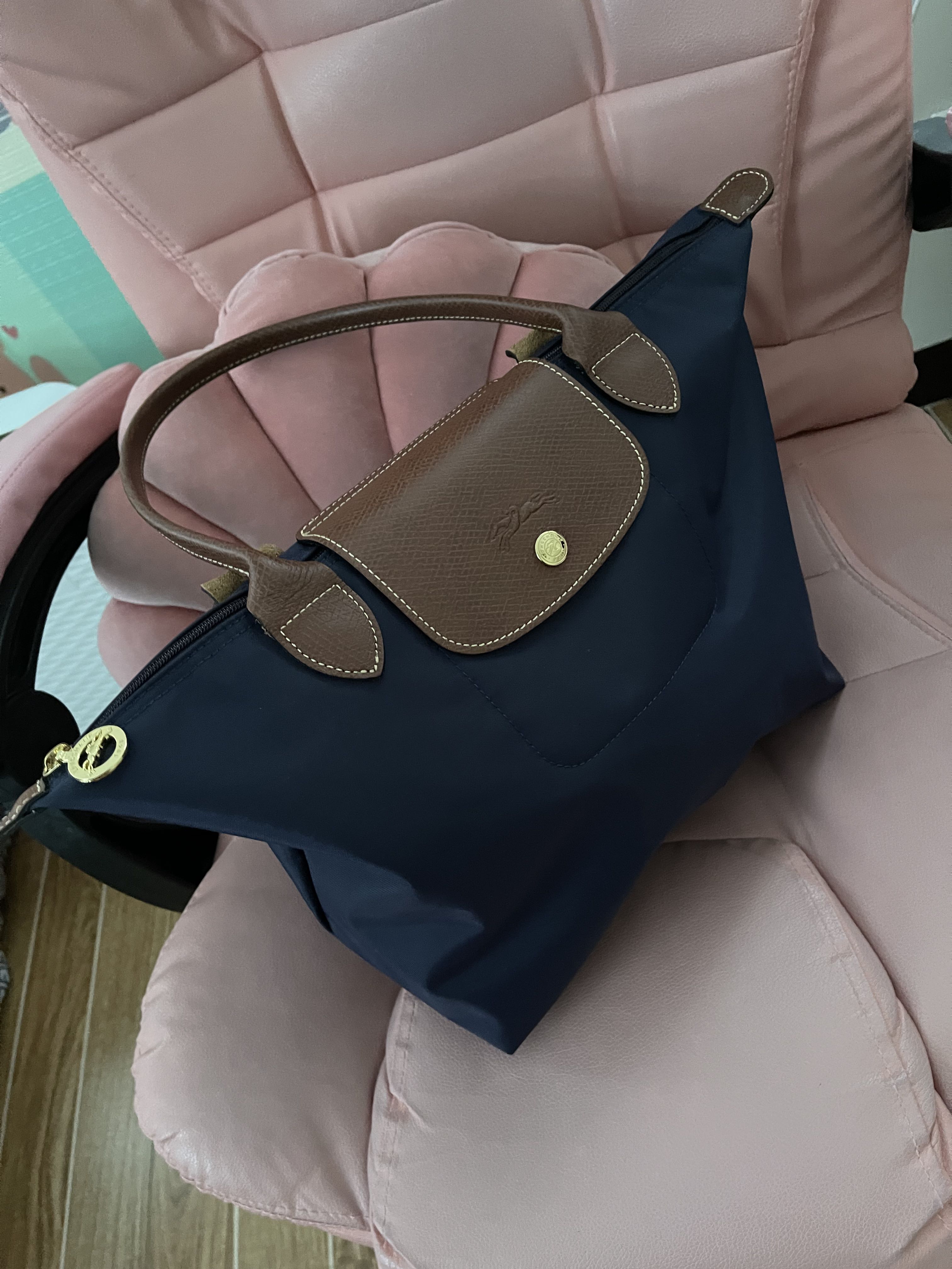 longchamp small tote dimensions