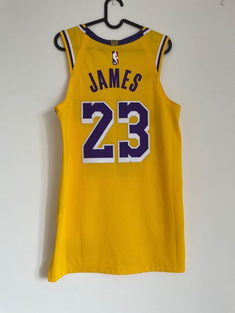 Los Angeles Lakers Nike Icon Authentic Jersey - LeBron James- Mens