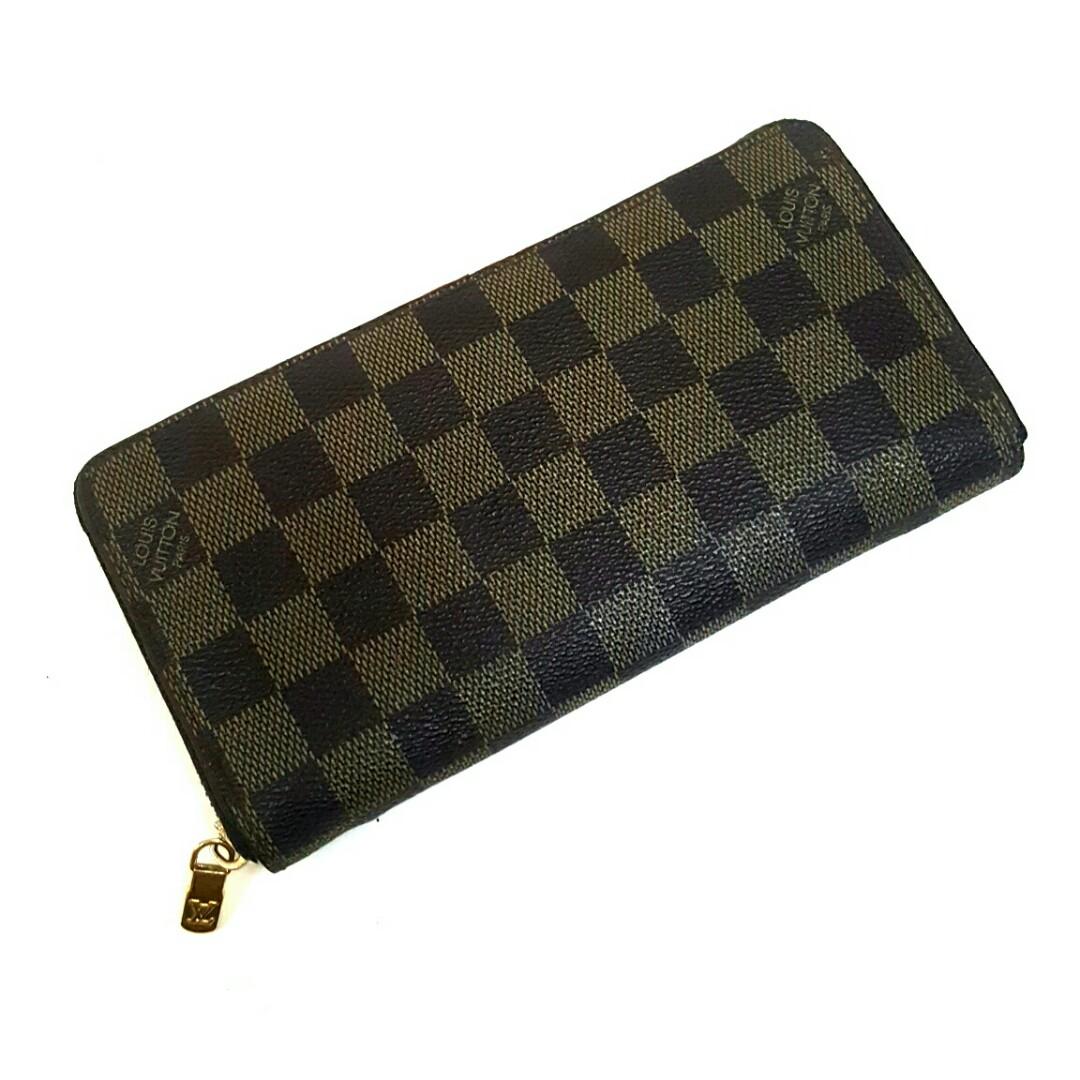 Louis Vuitton Damier Ebene Zip Around Long Wallet, Men's Fashion, Bags,  Belt bags, Clutches and Pouches on Carousell