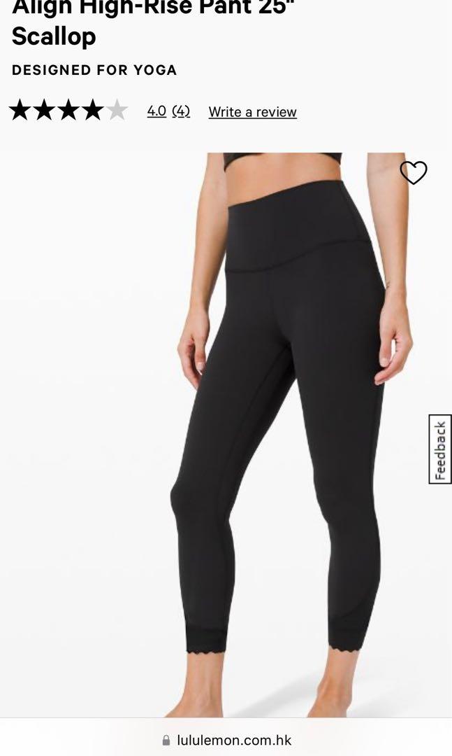 Buy Lululemon Align Pant Full Length Yoga Pants (Black, 2) at