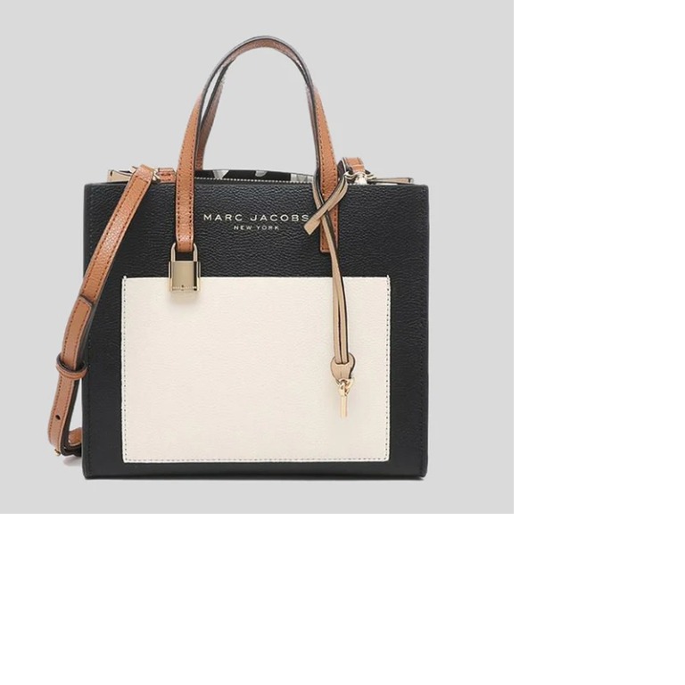 MARC JACOBS Women s Grind Colorblocked Mini Satchel Tote Bag in