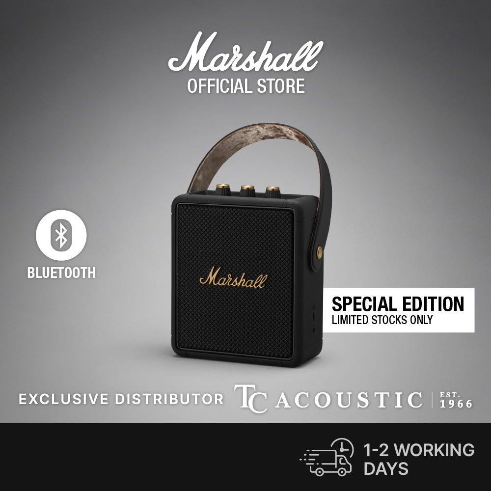 激安価額 tc Marshall Willen Brass ホワイト and Black スピーカー