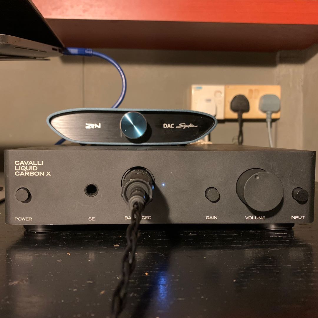Massdrop x Alex Cavalli Liquid Carbon X Balanced Headphone