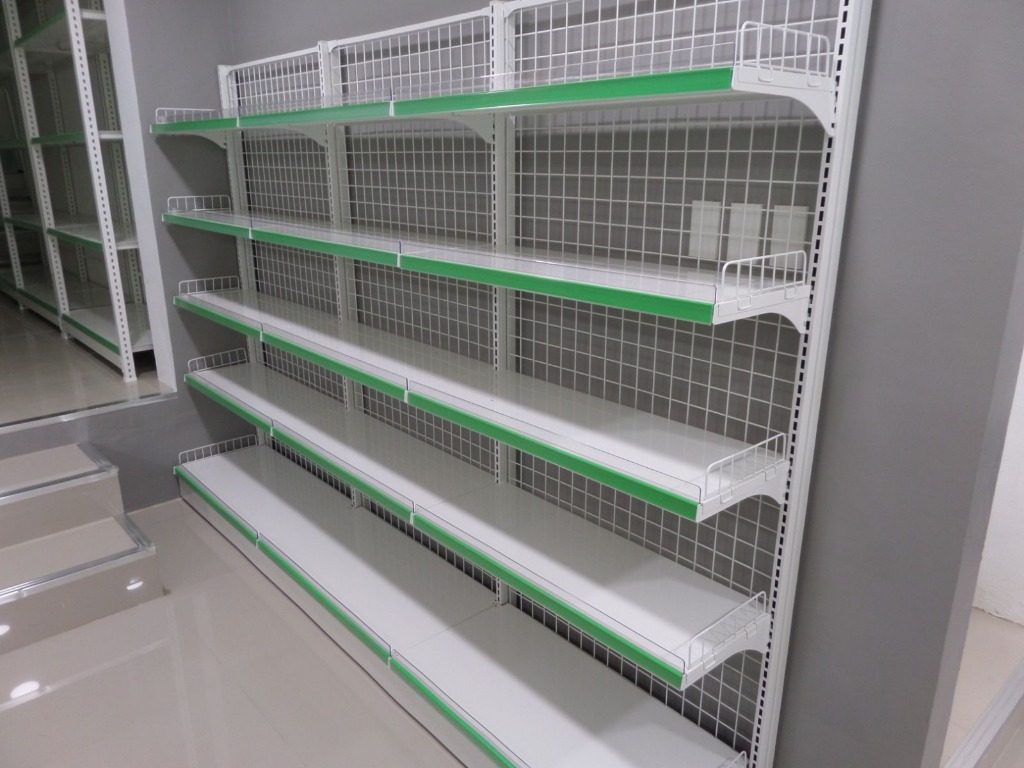 Mesh Type Gondola Racks Steel Type, Furniture & Home Living, Furniture ...