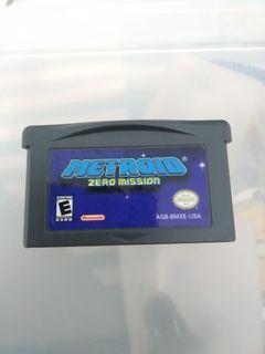 Metroid Zero Mission GBA authentic