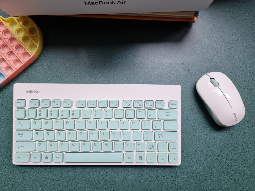 Miniso Wireless Keyboard and Mouse Set, Computers & Tech, Parts