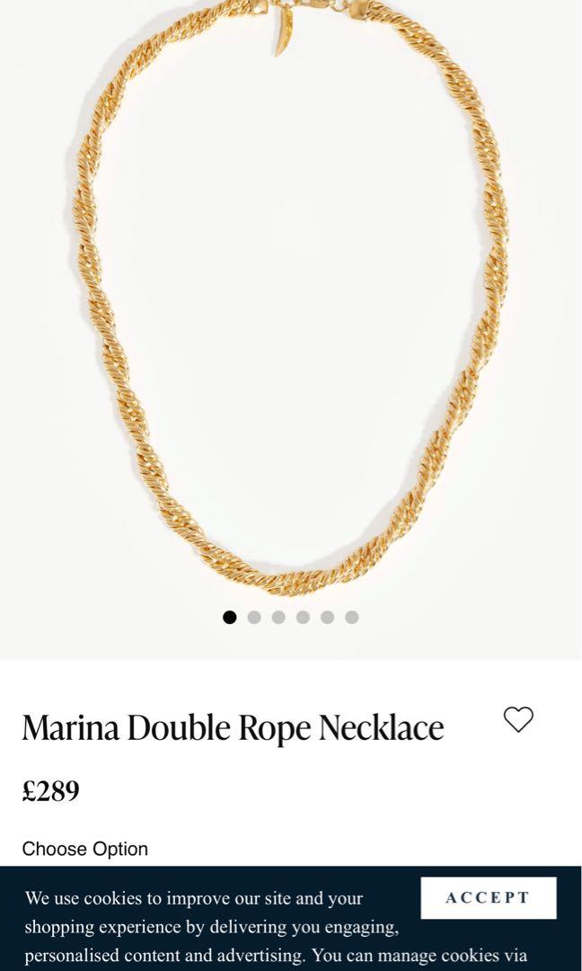 ★MISSOMA★ DOUBLE CHAIN NECKLACE ダブル チェーン ネックレス Double Chain Necklace | Missoma