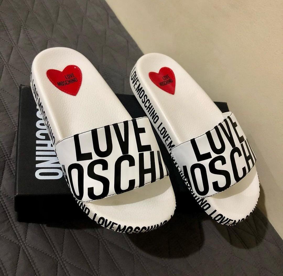 Women's online moschino slides