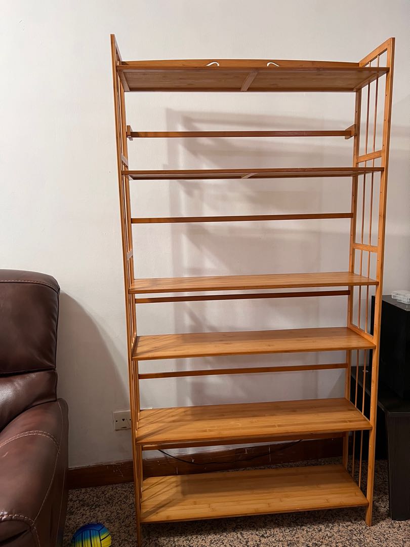 Multilayer Bamboo Book Shelf, Furniture & Home Living, Furniture