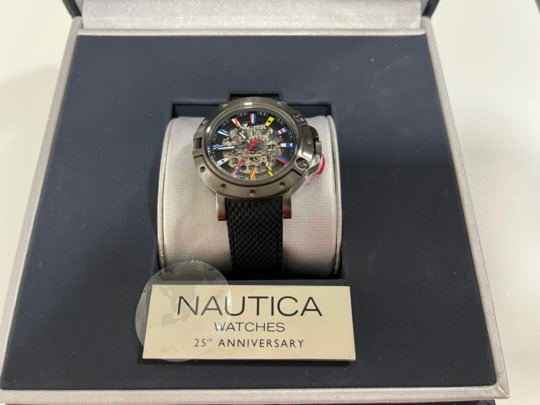 Nautica Skeleton Automatic 46mm Luxury Watches on Carousell