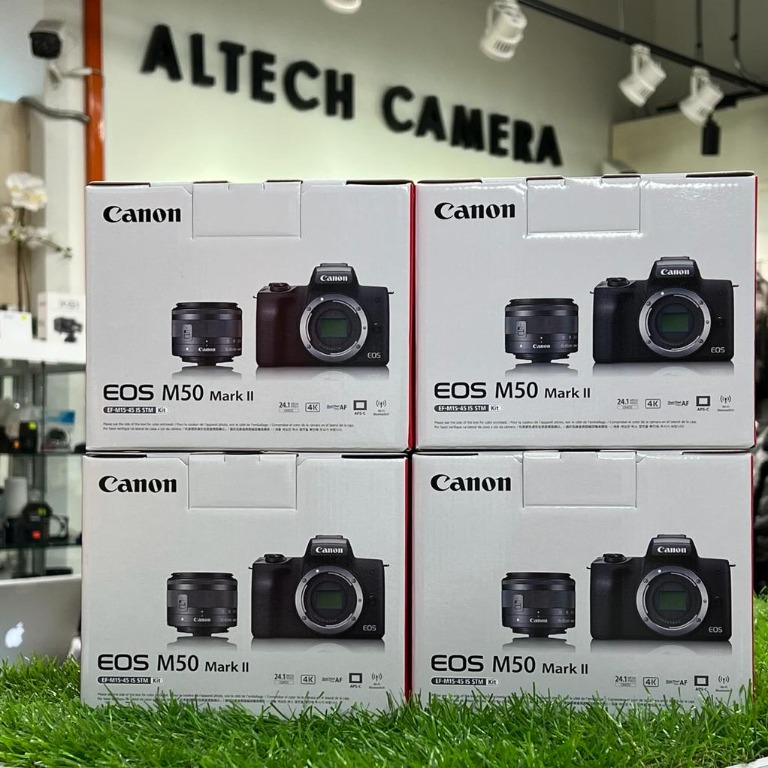 New Canon M50 Mark ii 1545mm Kit (Canon Malaysia Set) (Free Camera Bag