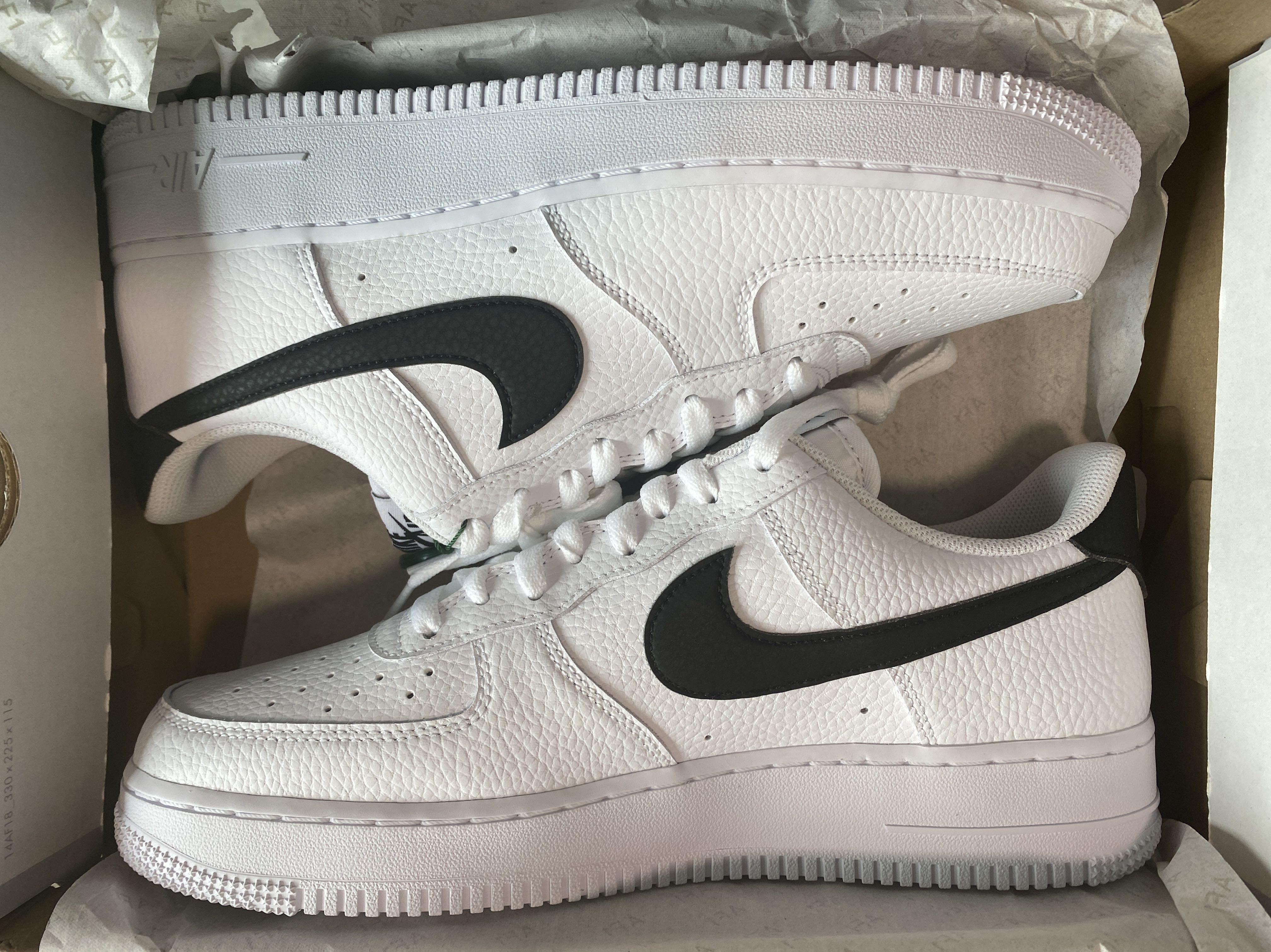 Nike Air Force 1 Low 07 White Black US 10.5 Men s Fashion