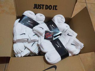 Nike Crew Quarter Ankle Socks White