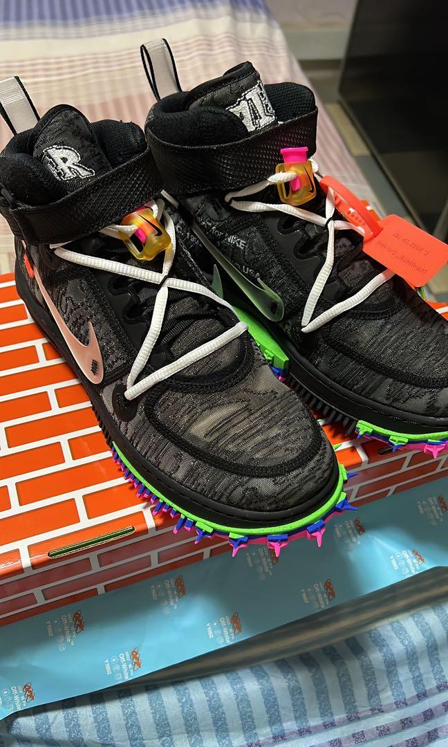 Nike Off White Air Max Mid Black Men s Fashion Footwear