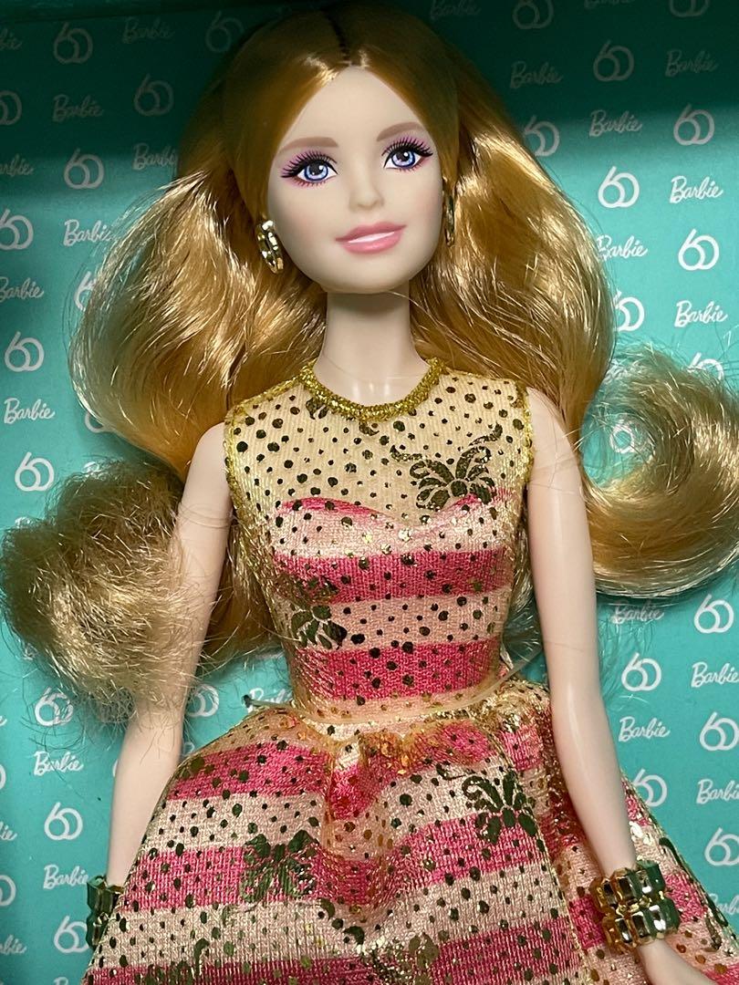 Mattel Barbie 60th Celebration Doll Mattel Barbie 60th Anniversary