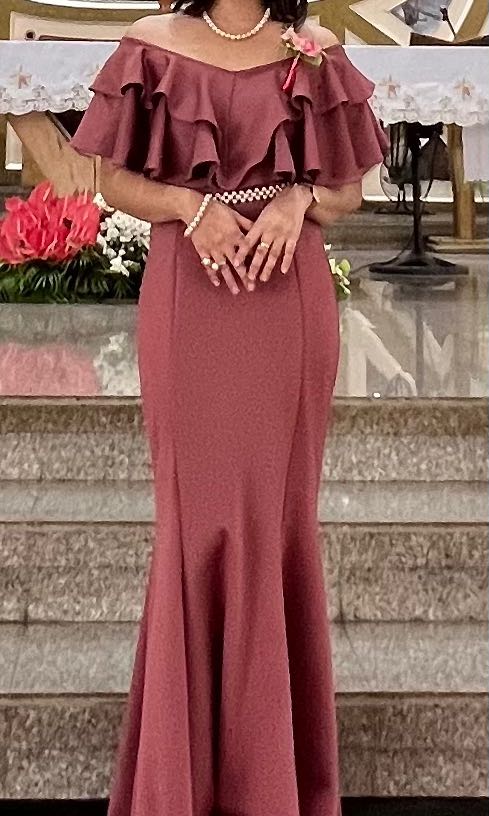 Old rose dress for ninang online