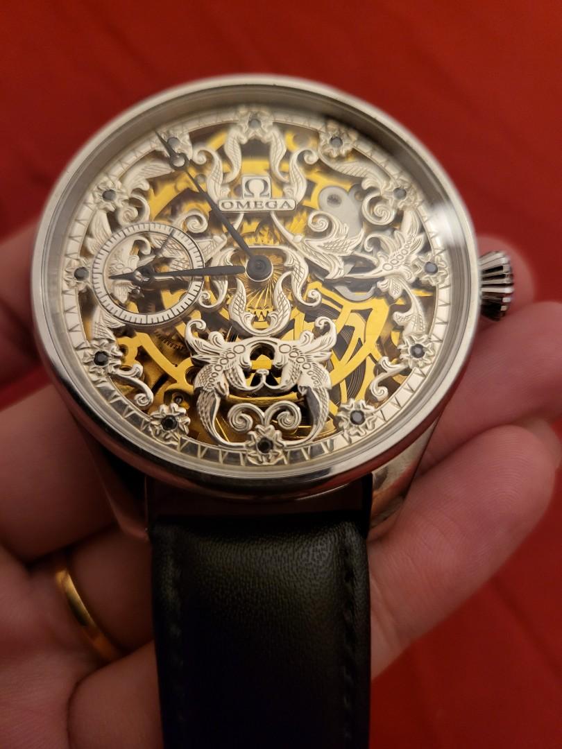 Omega pocket watch converted to wrist watch (marriage), Luxury, Watches