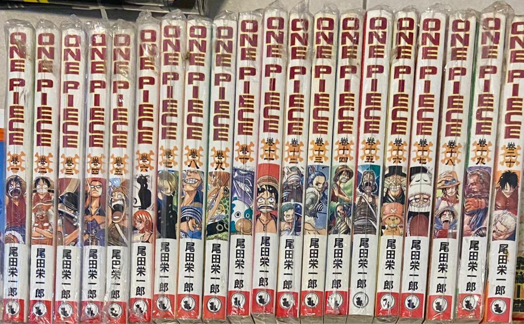 One piece 1~79 未完, 興趣及遊戲, 書本& 文具, 漫畫- Carousell