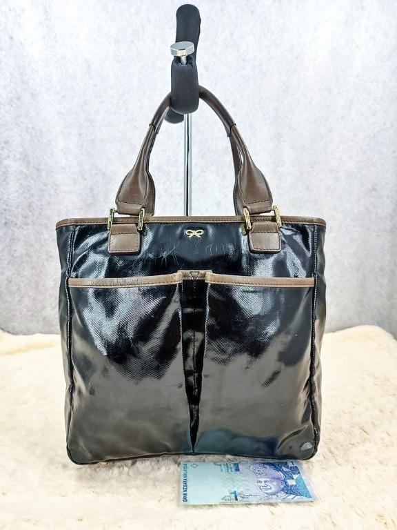 Anya hindmarch black best sale bag