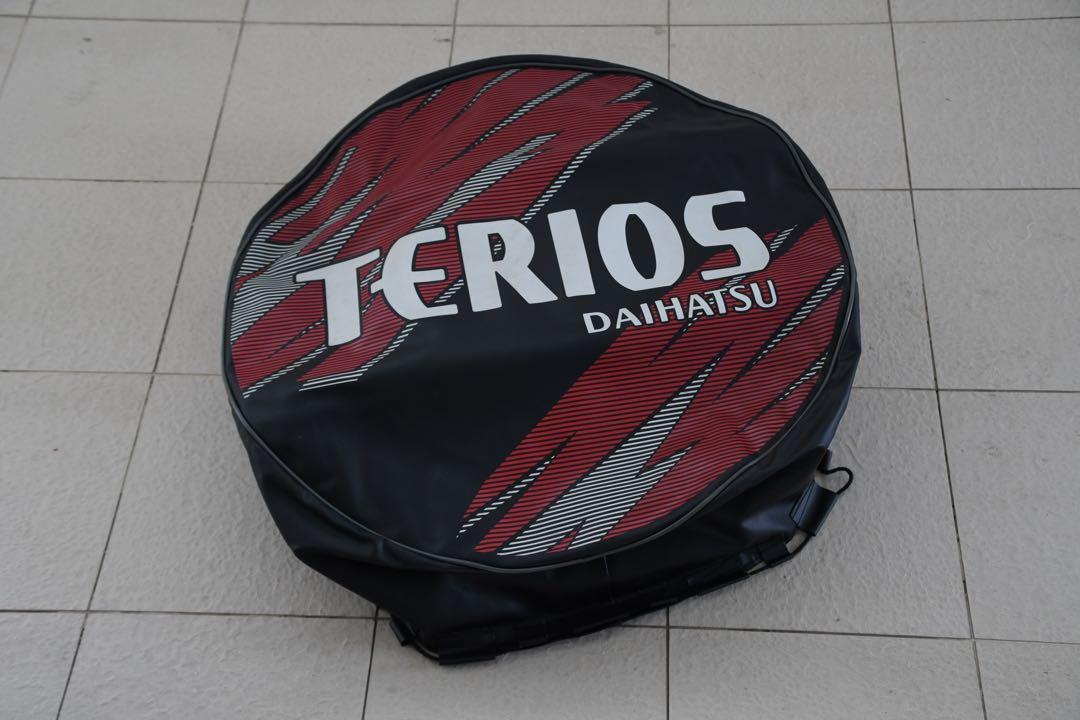 Original Daihatsu Terios spare tire leather cover, Car Accessories, Accessories on Carousell