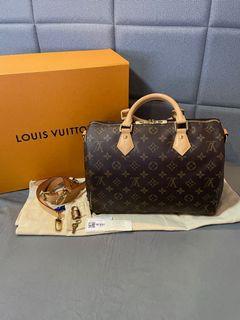 Sac Louis Vuitton speedy 30 Karakoram collection Brown Cloth ref