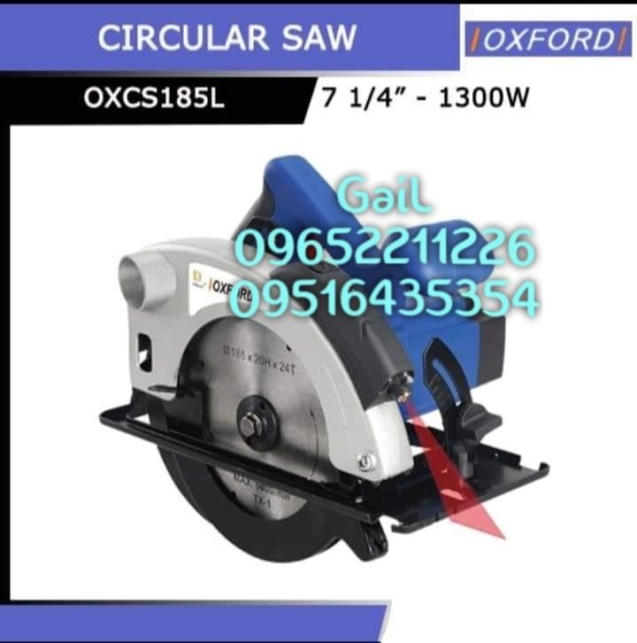 OXFORD 1300W, 7&1/4" Circular Saw (Category: Construction Tools & Equipment) located in Caloocan City. Submitted by abieghail (Listing ID 1168660294, Image 2). Description: PRICE : 2,350 OXFORD 1300w Circular Saw Specification Input Power : 1300 Watts Diameter of Blade : 7-1/4 Voltage : 220-240v Frequency : 50/60 Hz No load Speed : 4800 rpm Blade Size : 185 x 20mm x 24T With Laser Function Contact us for faster transaction. TO GOD BE THE GLORY!.