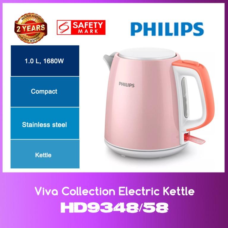 Goed doen prinses Trouwens Philips HD9348/58 Daily Collection Electric Kettle WITH 2 YEARS WARRANTY ",  TV & Home Appliances, Kitchen Appliances, Kettles & Airpots on Carousell