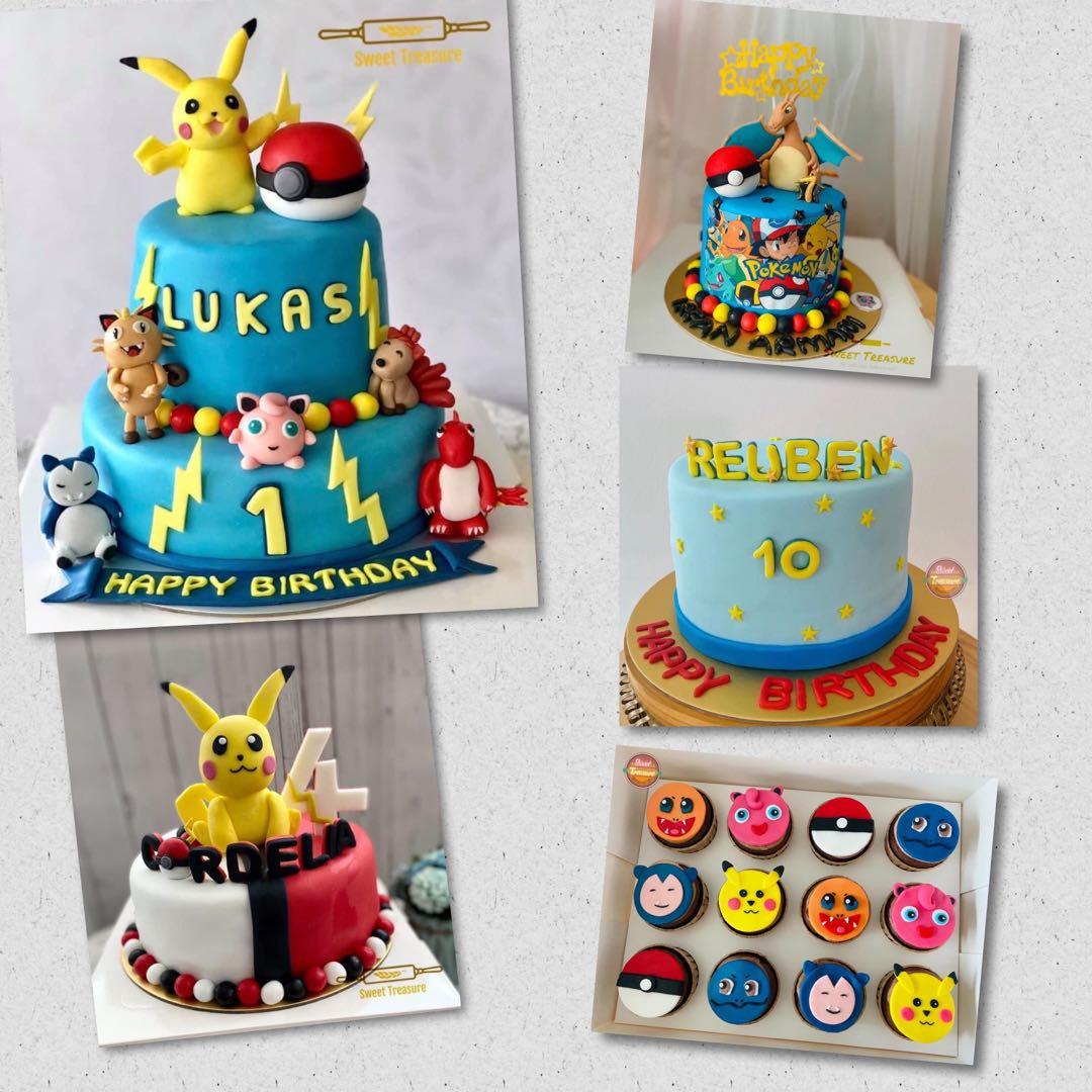 2-Tier Pikachu Cream Cake | Kids Birthday Cake | Custom Cake