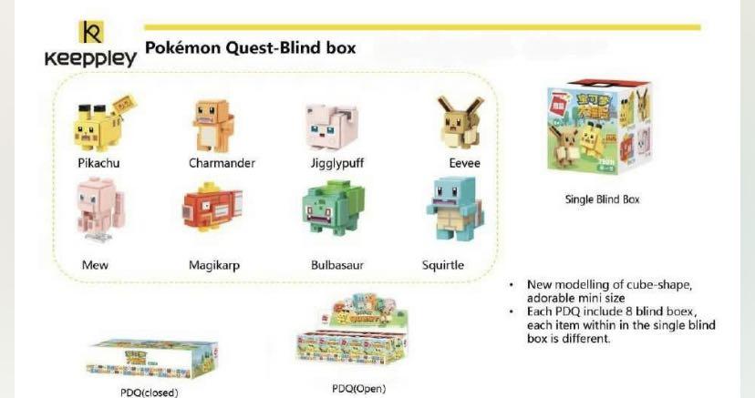 Pokemon Quest Mewtwo QMan Keeppley mini building set