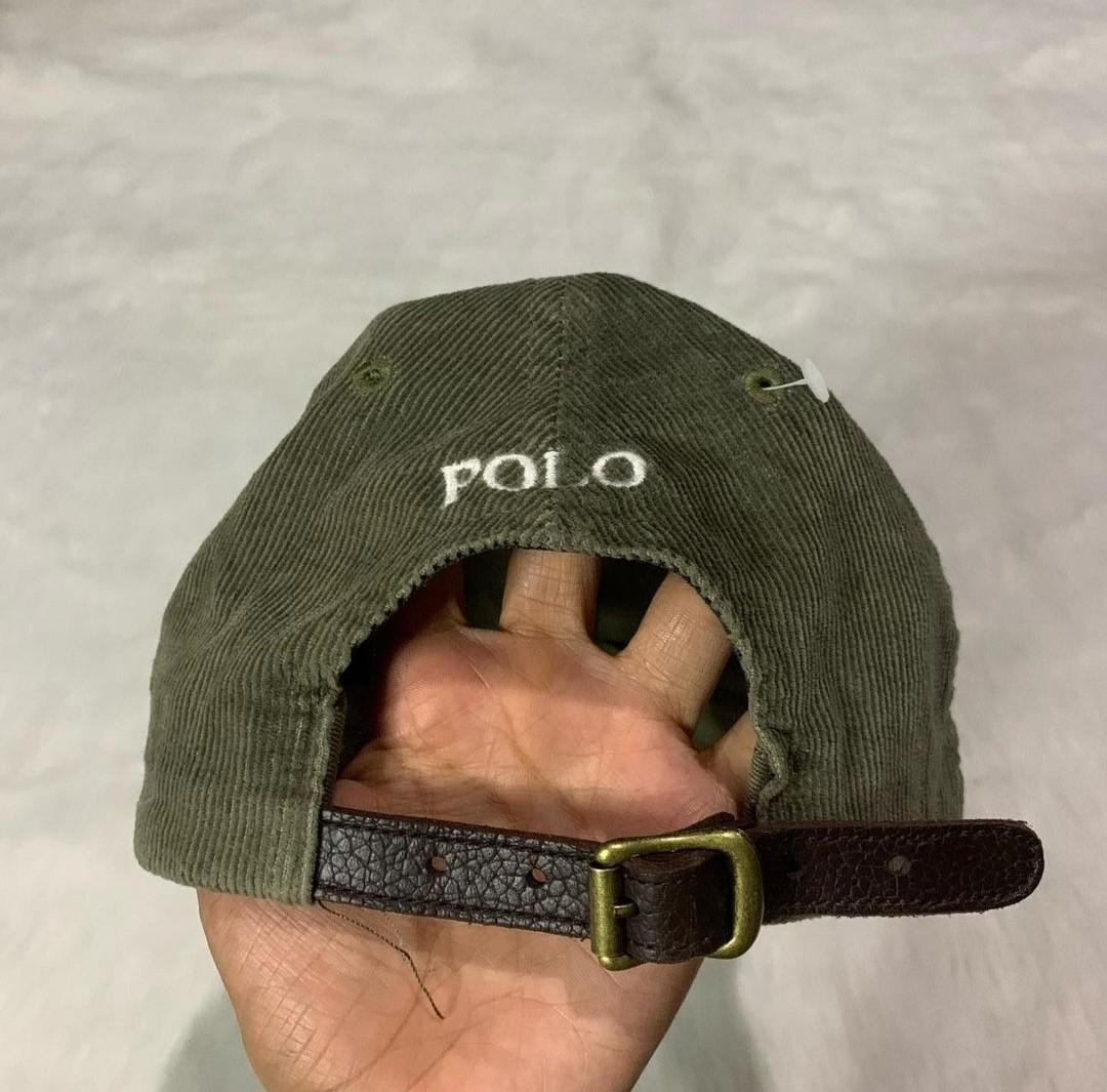 Polo ralph lauren cap leather strap deals