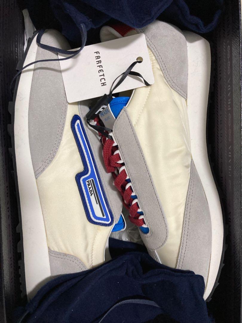 Prada colour-block logo sneakers, Men's Fashion, Footwear, Sneakers on  Carousell