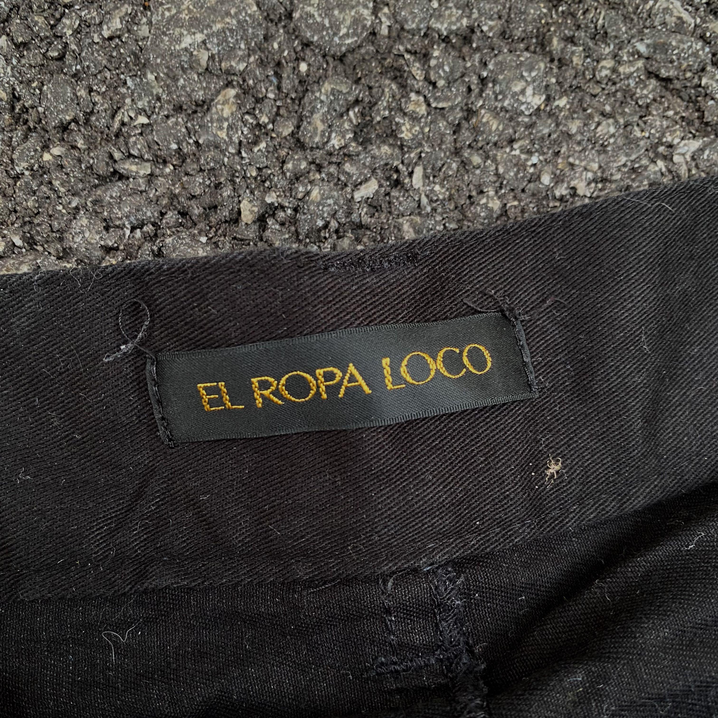 Punk Seditionaries Cargo Black Pants Tactical Bondage Jeans