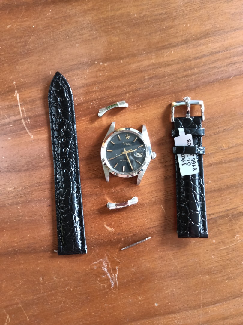 Rolex 19mm leather strap outlet